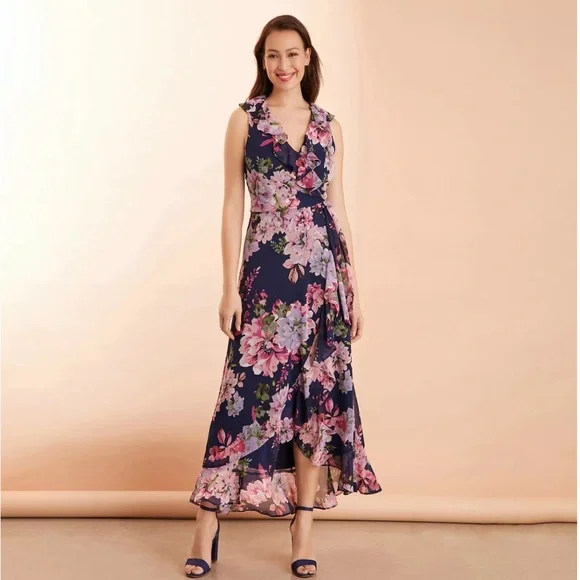 sachin and babi light blue dress Chiffon Wedding Guest Dresses in Sizes 10-32